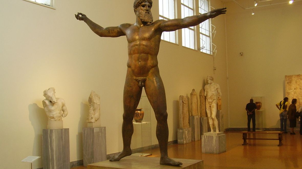 Národní archeologické muzeum - bůh Poseidon