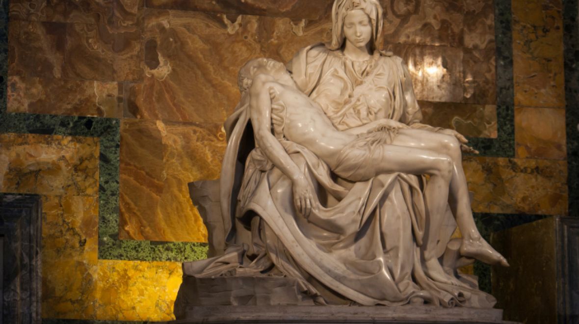 Michelangelova socha Pieta
