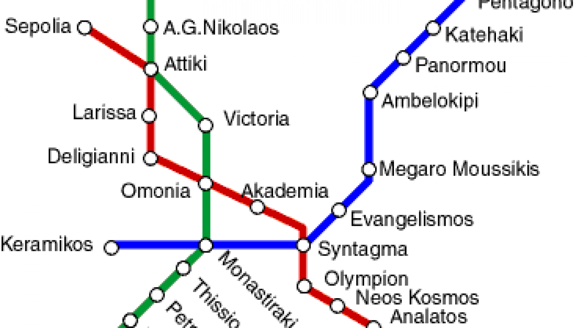 Plán athénského metra