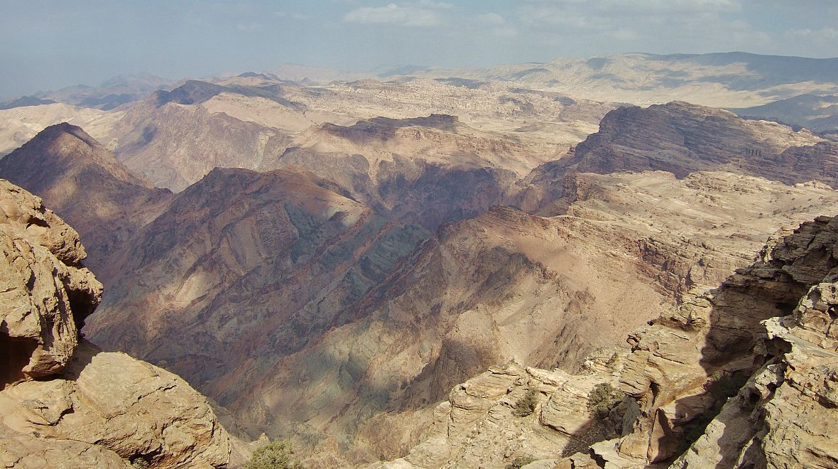 Jordánské hory na jihu země