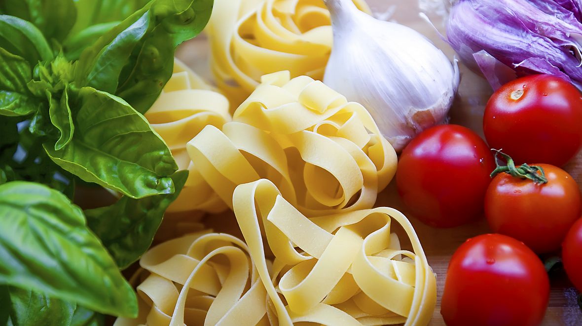 Italská kuchyně je založena na čerstvých surovinách