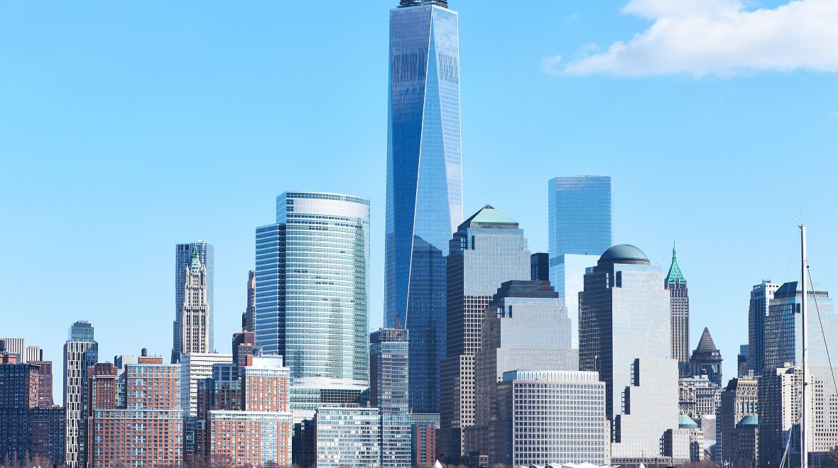 One World Trade Center se tyčí nad všechny ostatní budovy