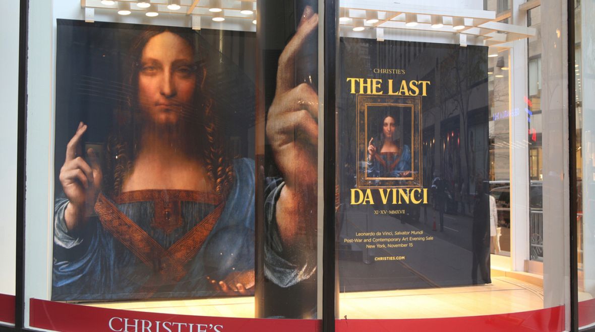 Obraz Leonarda Da Vinciho se vydražil za rekordních 450,3 milionu dolarů 