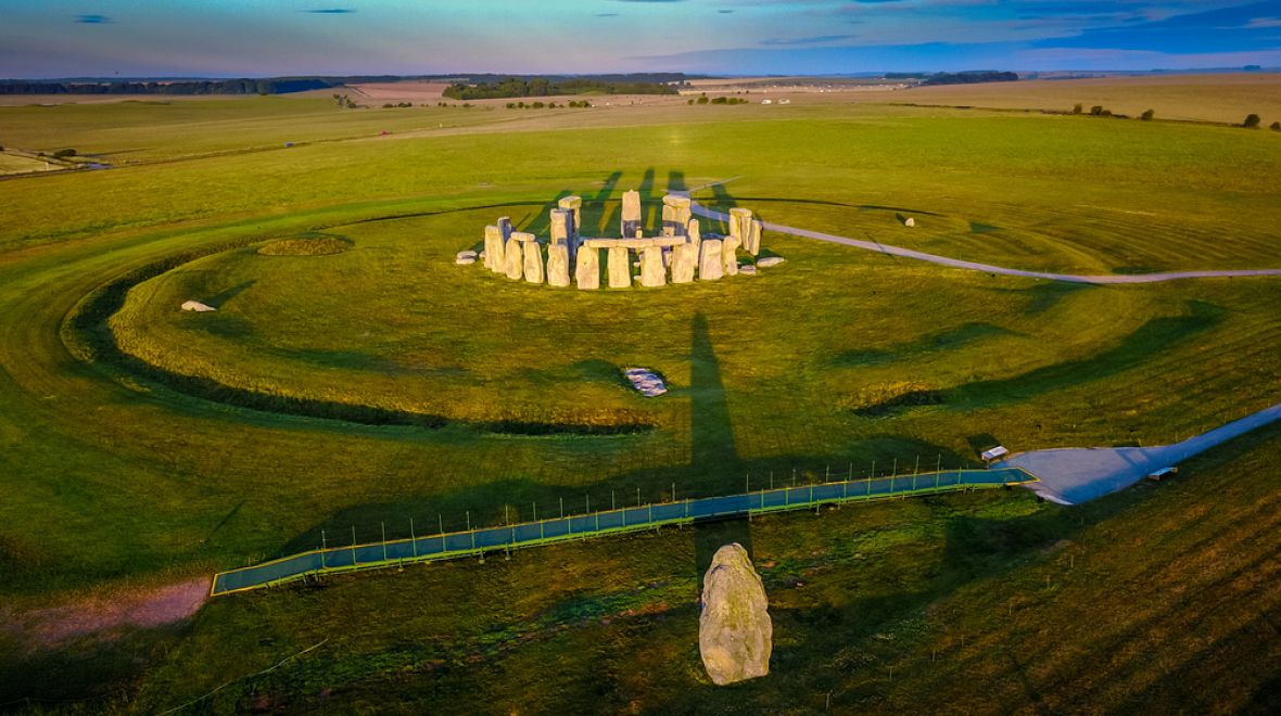 Archeologická znamenitost Anglie jménem Stonehenge