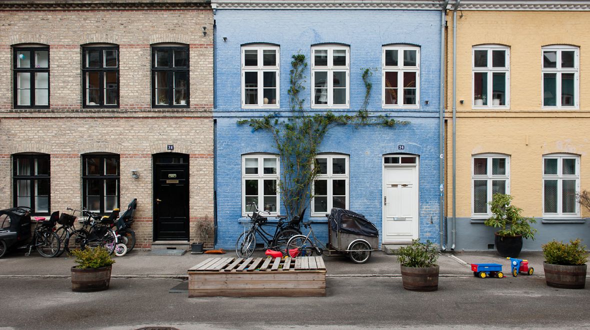 Rezidenční čtvrť Østerbro je fotogenická každým svým milimetrem