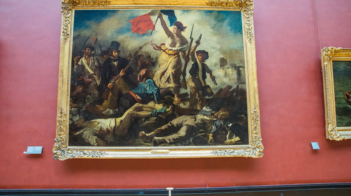 Eugene Delacroix - Svoboda vede lid na barikády
