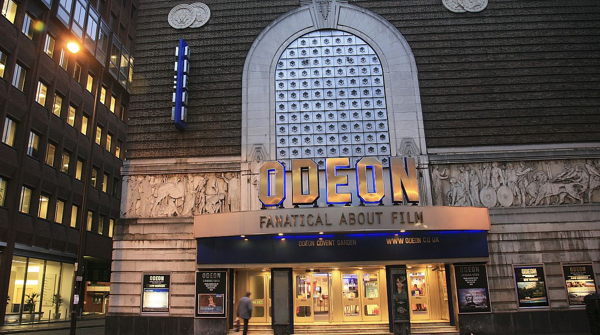 Kino Odeon v centru Londýna