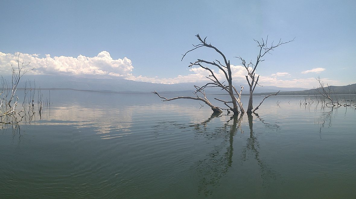 Slané jezero Lago de Enriquillo