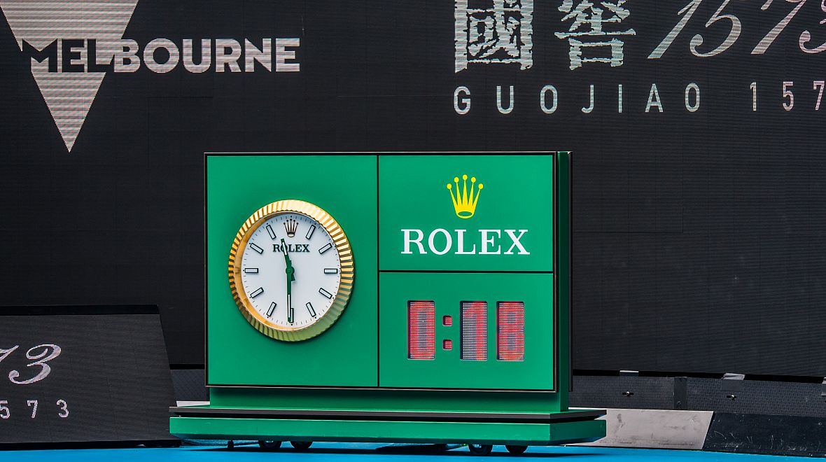 Švýcarská značka hodinek Rolex je sponzorem grandslamových turnajů