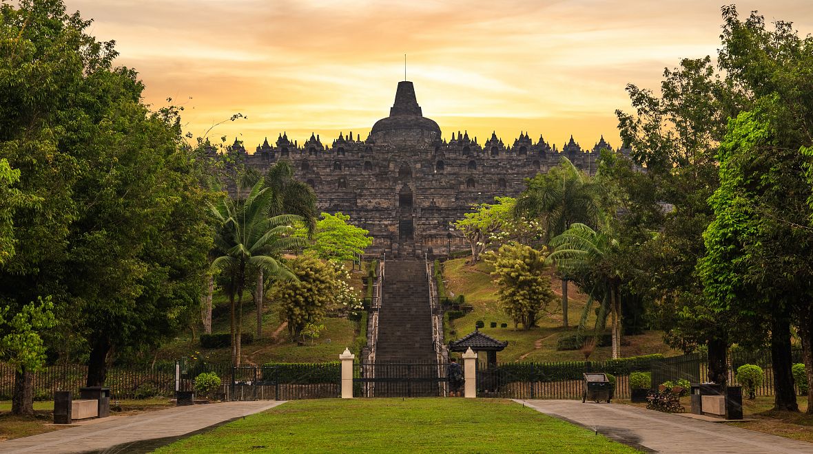 Úchvatný chrám Borobudur