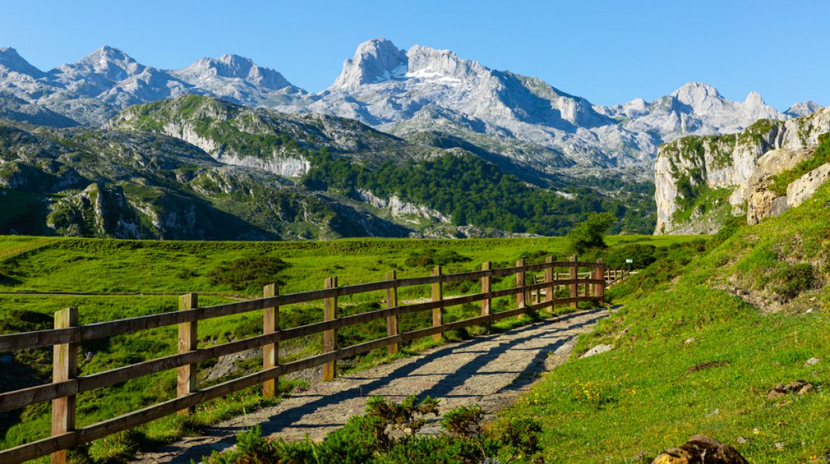 Pelayo a jeho muži se opevnili v horách