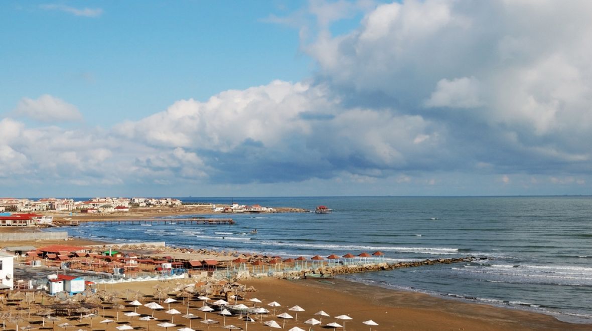 Pláže u Kaspického moře