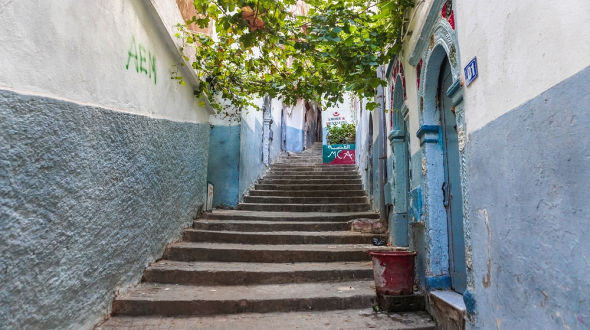 Uličky v Kasbě