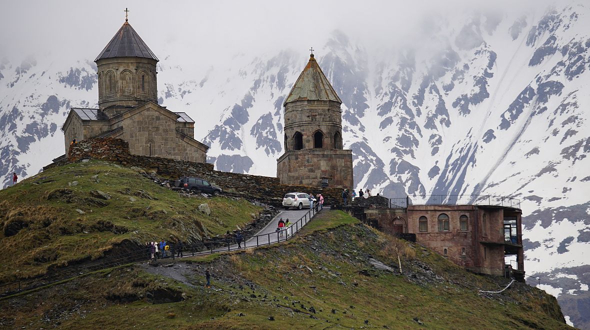 Kostel Nejsvětější Trojice je ikonou Gruzie