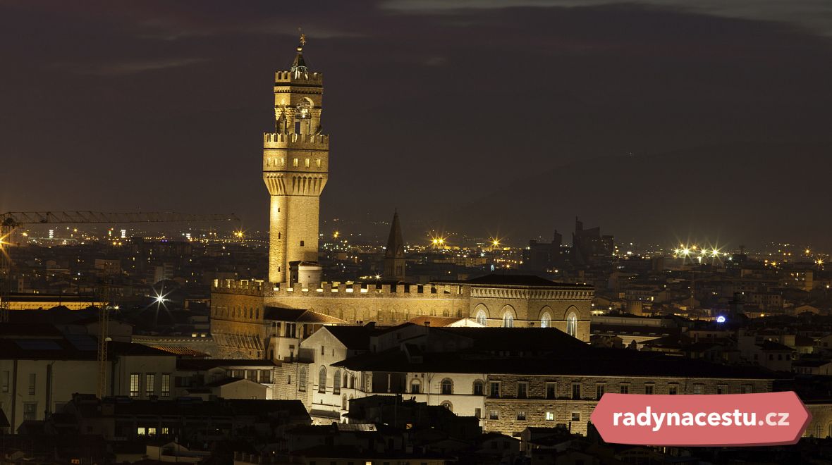Palazzo Vecchio v noci