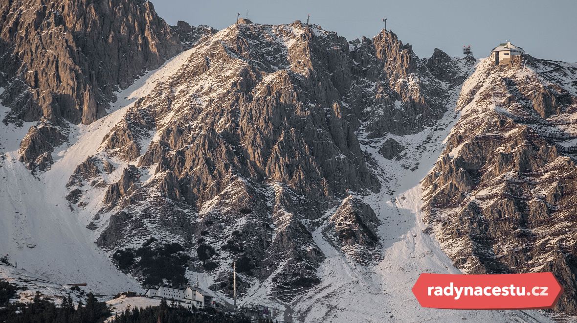 Úchvatné alpské štíty, kam míří Nordkette