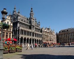 Náměstí Grande Place v Bruselu