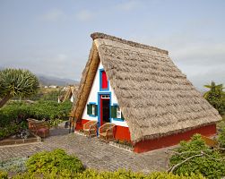 Tradiční obydlí na ostrově Madeira