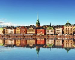 Půvabné Staré město ve Stockholmu