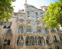 Gaudího Casa Batlló v Barceloně