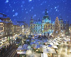 Kouzelná atmosféra vánočního Grazu