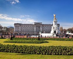 Pohled na Buckingham Palace 
