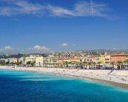 Jedna z neoblíbenějších pláží v centru Nice