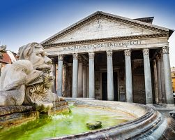 Úchvatný antický chrám Pantheon v Římě