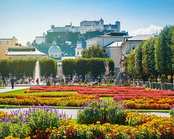 Skvostné Mirabell Garden v Salzburgu