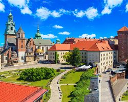 Pohled na hrad Wawel