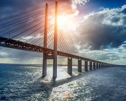 Oresundský most mezi Dánskem a Švédskem