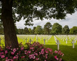 Americký vojenský hřbitov Colleville-sur-mer
