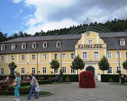 Sanatorium Zámeček v lázeňském městečku Kudowa-Zdrój