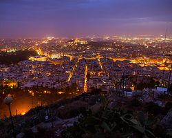 Okouzlující večerní Athény