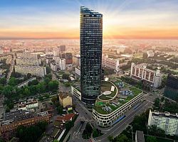 Jedinečný moderní mrakodrap Sky Tower – nejvyšší budova Slezska