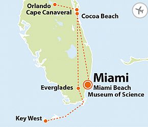 To nejlepší z Miami + NP EVERGLADES + NASA