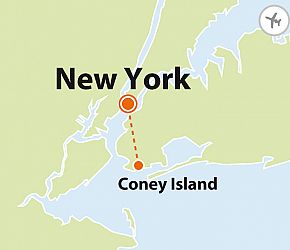 New York po americku + CONEY ISLAND