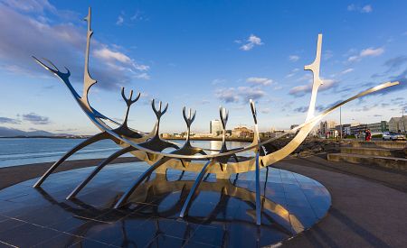 Reykjavík - ocelová skulptura Sólfar