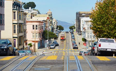 Zvlněné ulice San Francisca