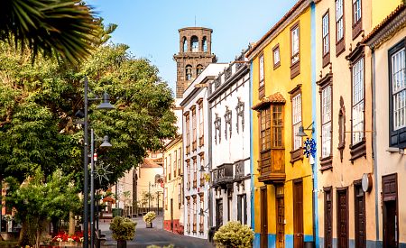 Půvabné město San Cristobal de la Laguna na kanárském ostrově Tenerife