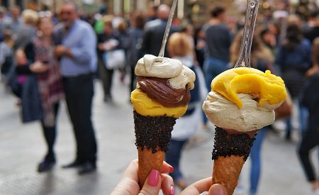 Slavná italská zmrzlina na každém rohu…