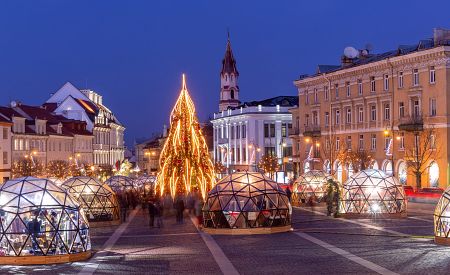 Vánoční pohoda ve městě Kaunas