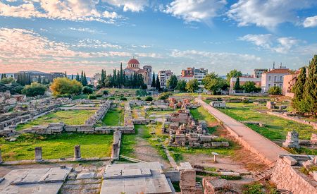 Archeologické naleziště Kerameikos s pohřebištěm
