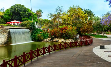 Park Doramas v Las Palmas na kanárském ostrově Gran Canaria