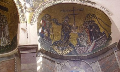 Mozaiky v klášteře Nea Moni na ostrově Chios - památka UNESCO 
