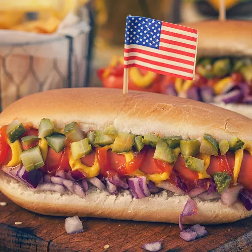 Ochutnávka původního hot dogu či bagelu