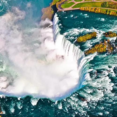 Trekování u Niagarských vodopádů