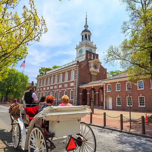 Návštěva bývalého hlavního města Philadelphie