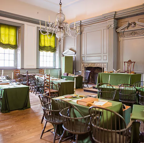 Návštěva bývalého hlavního města Philadelphie
