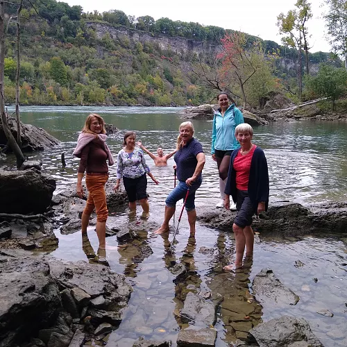 Trekování u Niagarských vodopádů